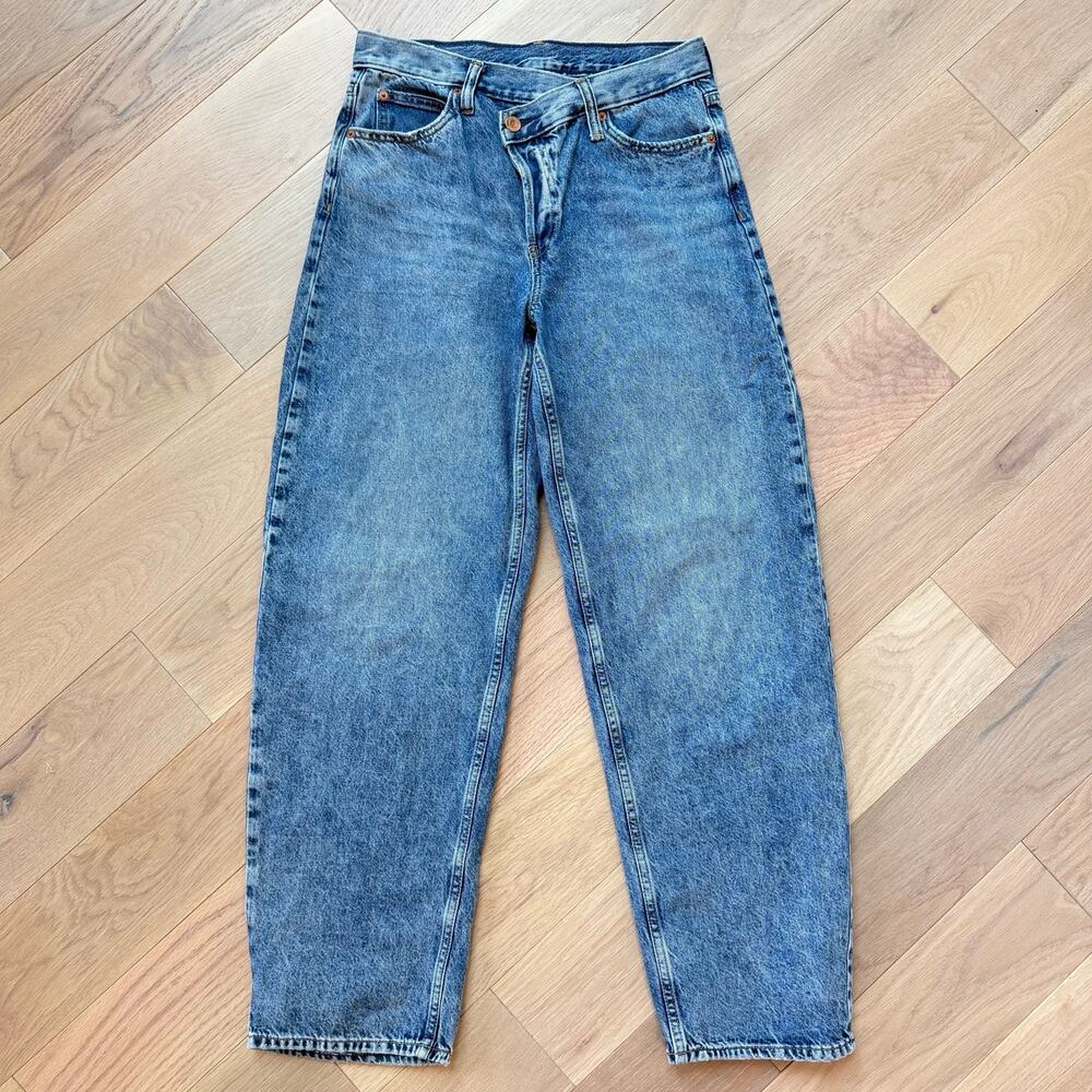 Gap Fast Barrel High Rise 100% Cotton Jeans Light Indigo Women’s Size 4